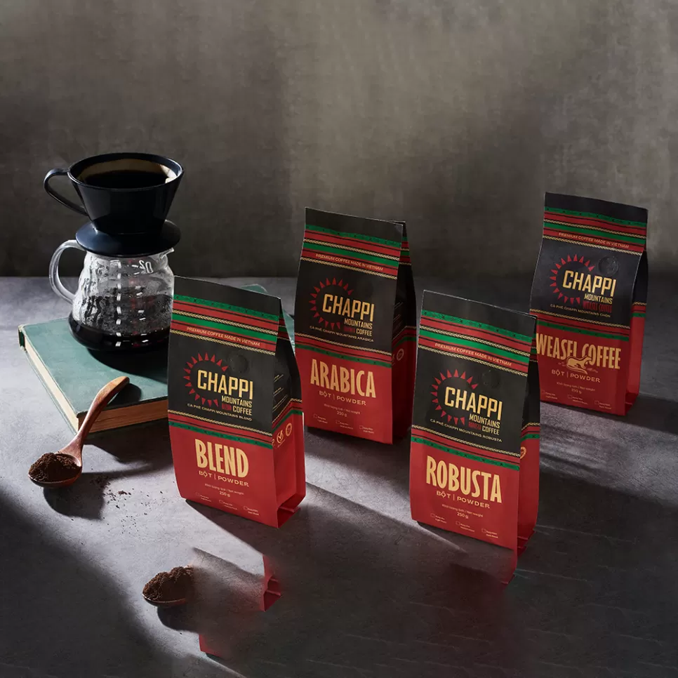 CÀ PHÊ CHỒN BỘT CAO CẤP (vị độc đáo từ quy trình sản xuất đặc biệt, thanh vị và dậy mùi cà phê)